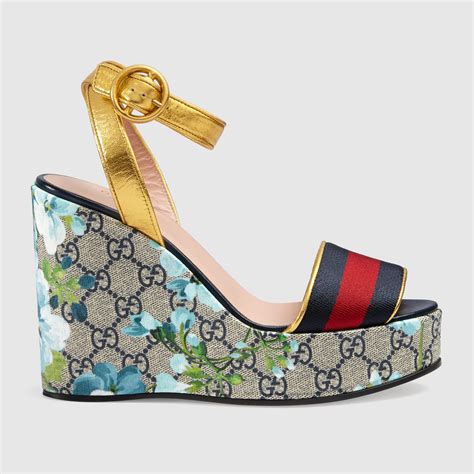 gucci espadrilles slide sandal|Gucci espadrille wedges.